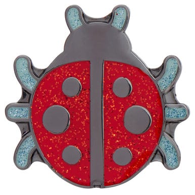 Ladybug Glitter Ball Marker & Hat Clip by ReadyGOLF