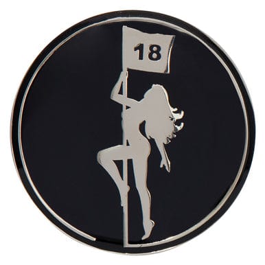 Pole Dancer Ball Marker & Hat Clip by ReadyGOLF