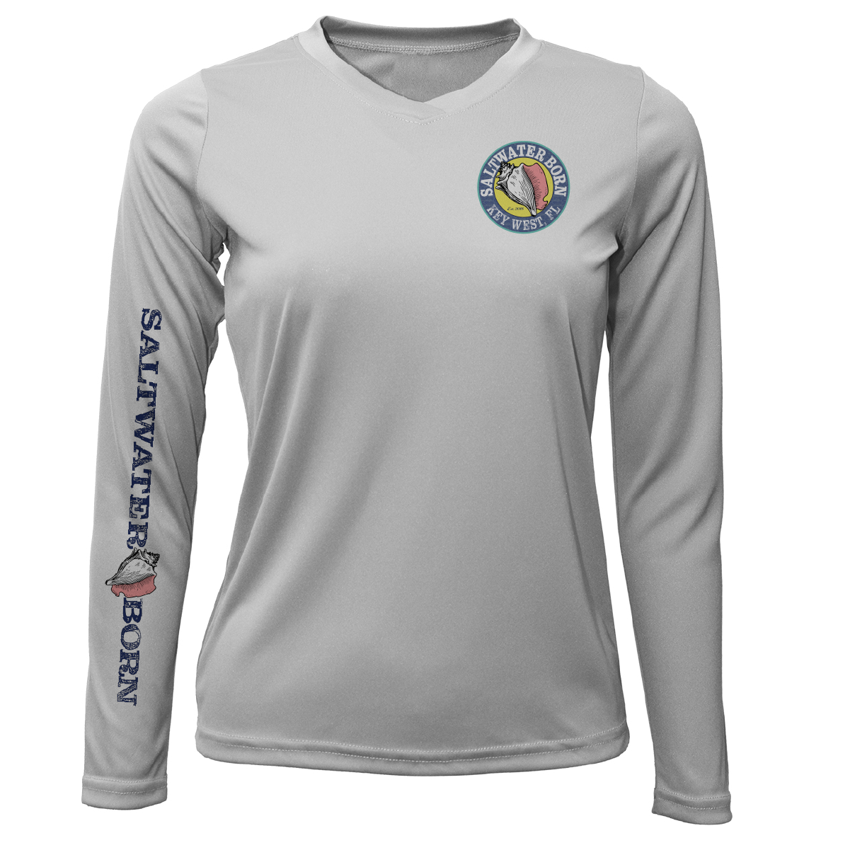Key West "The Beach Gives me Porpoise" Women's Long Sleeve UPF 50+ Dry-Fit Shirt