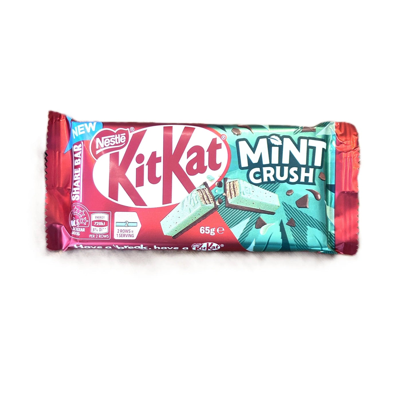 KitKat Mint Crush Chocolate Wafer Bar 65g –  (Australia)