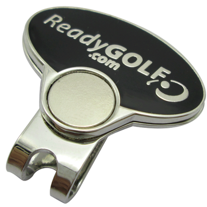 ReadyGolf: Swan Ball Marker & Hat Clip with Crystals