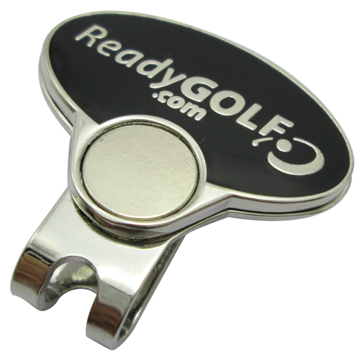 ReadyGolf: Grapes Ball Marker & Hat Clip with Crystals