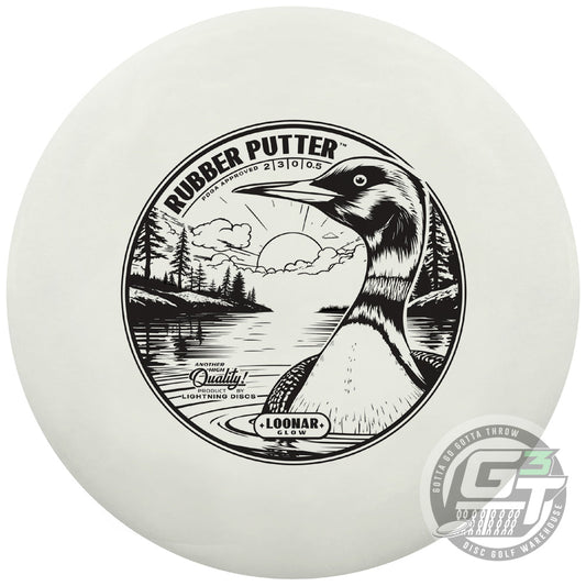 Lightning Loonar Glow Rubber Putter Golf Disc