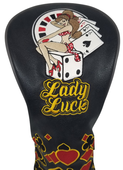Lady Luck Embroidered Driver Headcover by ReadyGOLF