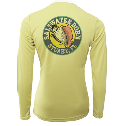 Lat/Long Stuart Florida Girl Long Sleeve UPF 50+ Dry-Fit Shirt