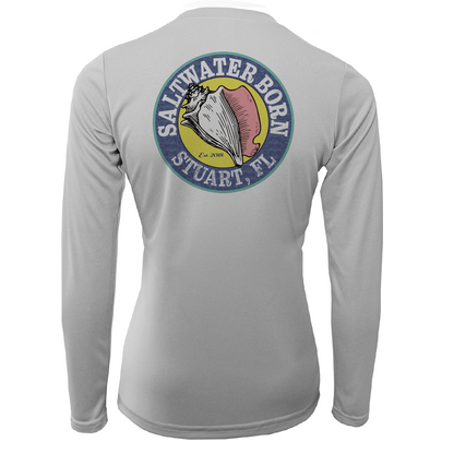 Lat/Long Stuart Florida Girl Long Sleeve UPF 50+ Dry-Fit Shirt