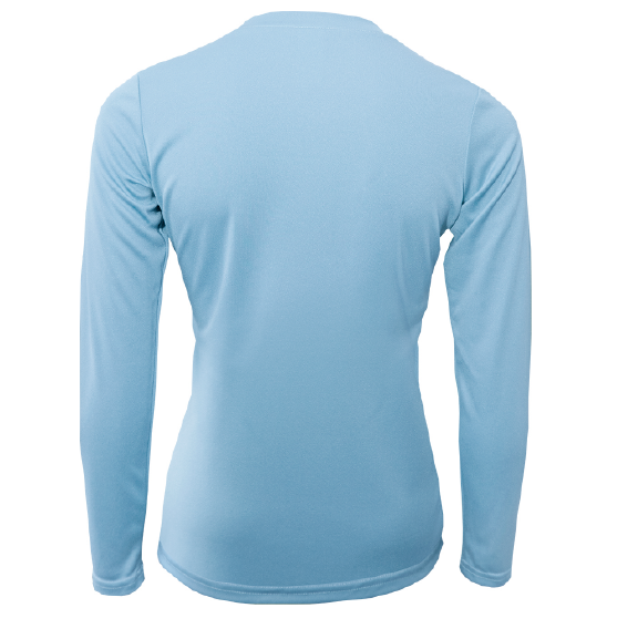 Siesta Key, FL Circle Logo Girl's Long Sleeve UPF 50+ Dry-Fit Shirt