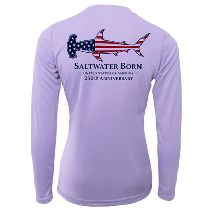 250th Anniversary Hammerhead Women's Long Sleeve UPF 50+ Dry-Fit Shirt