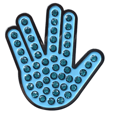 Live Long & Prosper Hand Gesture Crystal Ball Marker & Hat Clip by ReadyGOLF