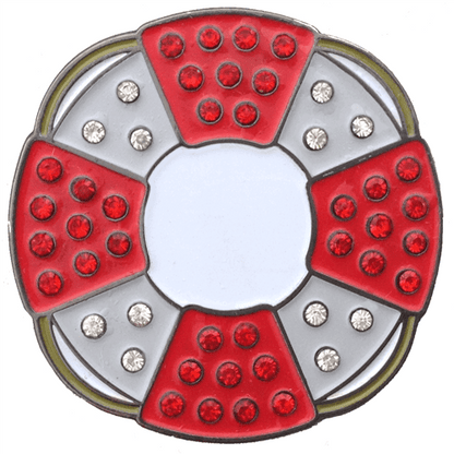 Lifesaver Crystal Ball Marker & Hat Clip by ReadyGOLF