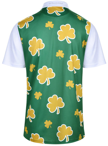 Lucky Mens Golf Polo Shirt by ReadyGOLF