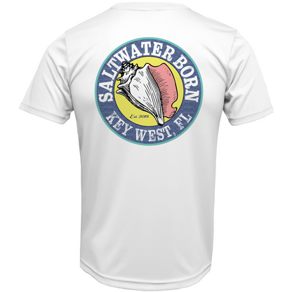 Key West, FL Mahi on Chest Short Sleeve UPF 50+ Dry-Fit Shirt