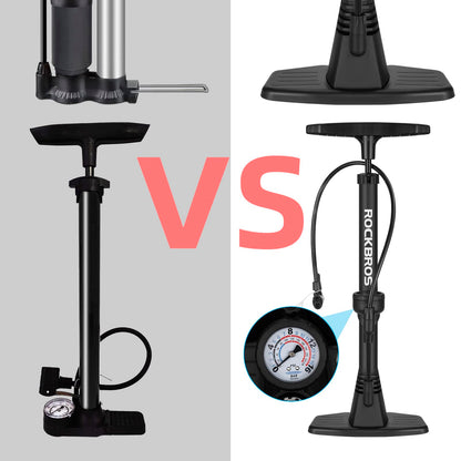 Bike Floor Pump with Gauge High Pressure 160 PSI