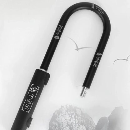 Bike U Lock with 4 ft Cable Heavy Duty Anti Theft with 2 Keys & Bracket