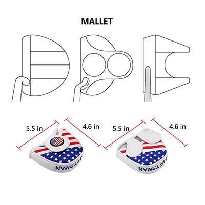 Bad Mother Fucker Embroidered Putter Cover by ReadyGOLF  -  Mallet