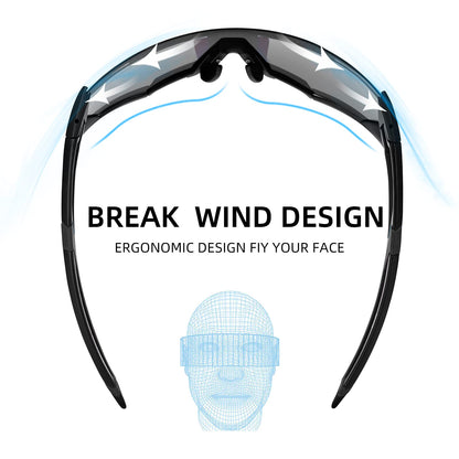 Thickened PC Lens Photochromic Sunglasses (UV400)