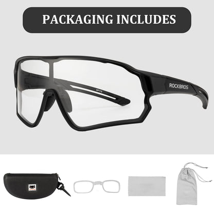 Thickened PC Lens Photochromic Sunglasses (UV400)