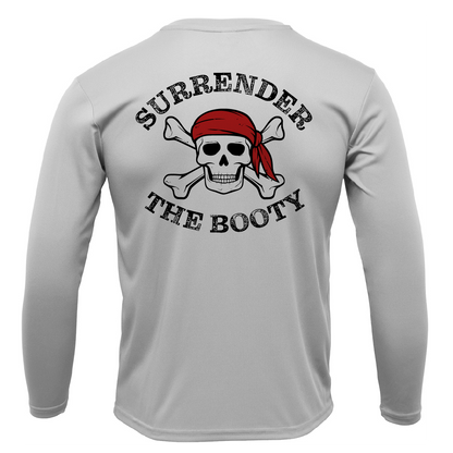 Michigan Freshwater Born "Surrender The Booty" Men's Long Sleeve UPF 50+ Dry-Fit Shirt