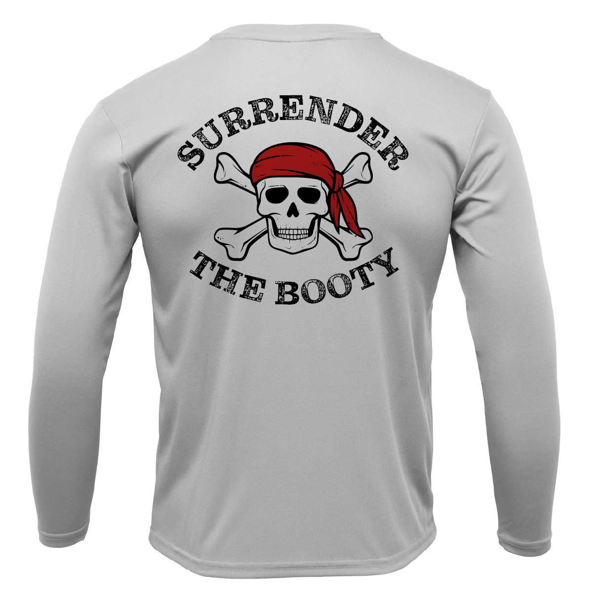 Texas Freshwater Born "Surrender The Booty" Men's Long Sleeve UPF 50+ Dry-Fit Shirt