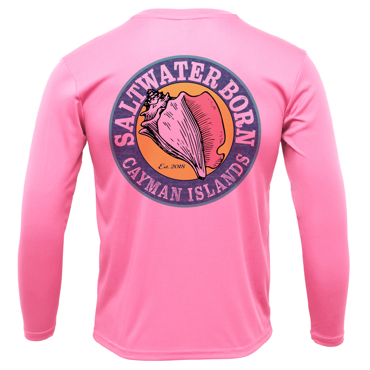 Cayman Islands Diver Men's Long Sleeve UPF 50+ Dry-Fit Shirt