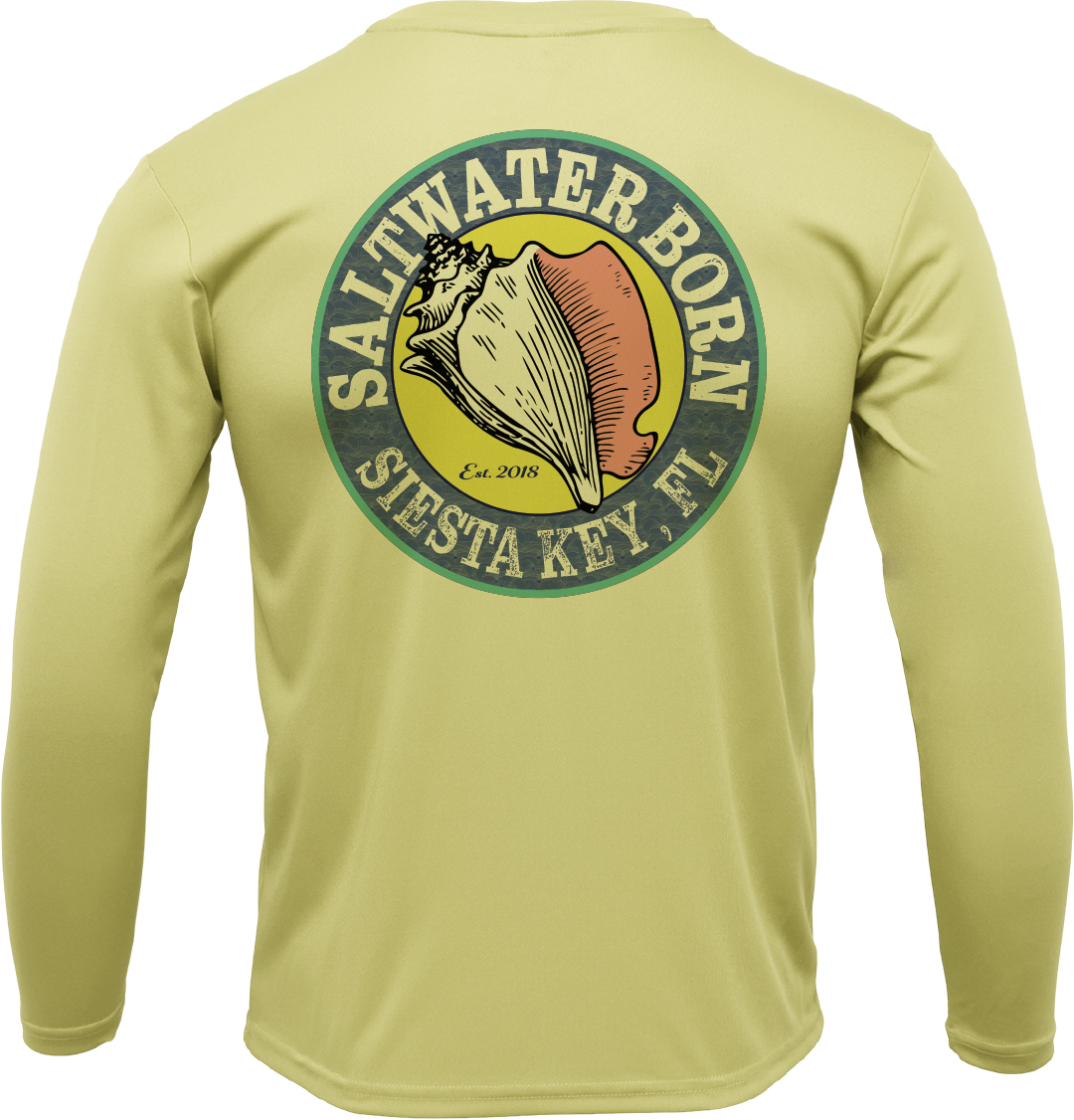 Siesta Key, FL Florida Diver Long Sleeve UPF 50+ Dry-Fit Shirt