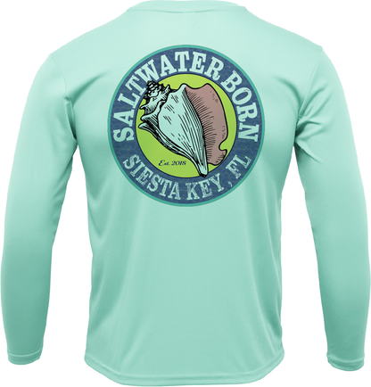 Siesta Key, FL Hogfish Diver Long Sleeve UPF 50+ Dry-Fit Shirt