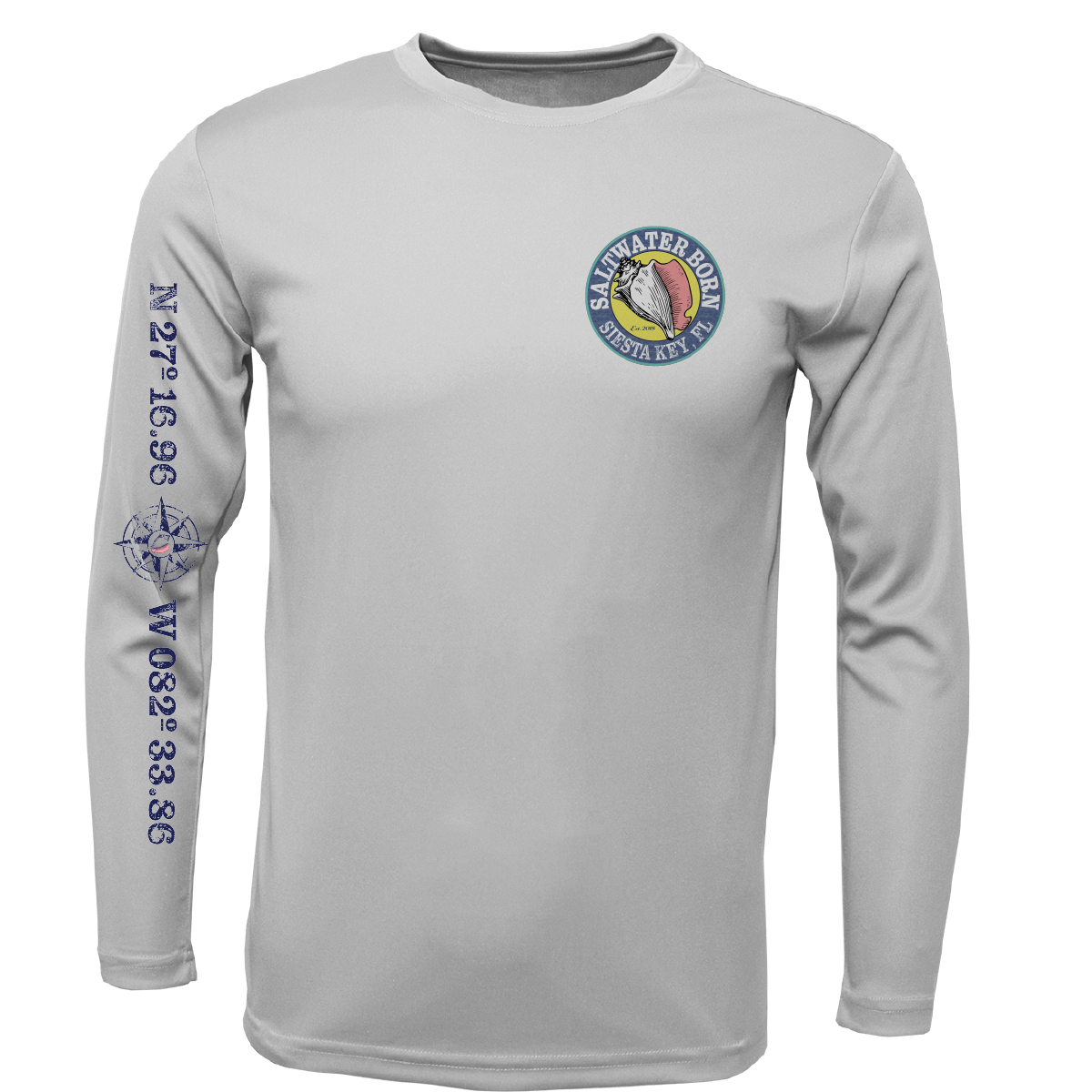 Siesta Key Yellowtail Long Sleeve UPF 50+ Dry-Fit Shirt