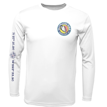 Siesta Key, FL Marlin Men's Long Sleeve UPF 50+ Dry-Fit Shirt