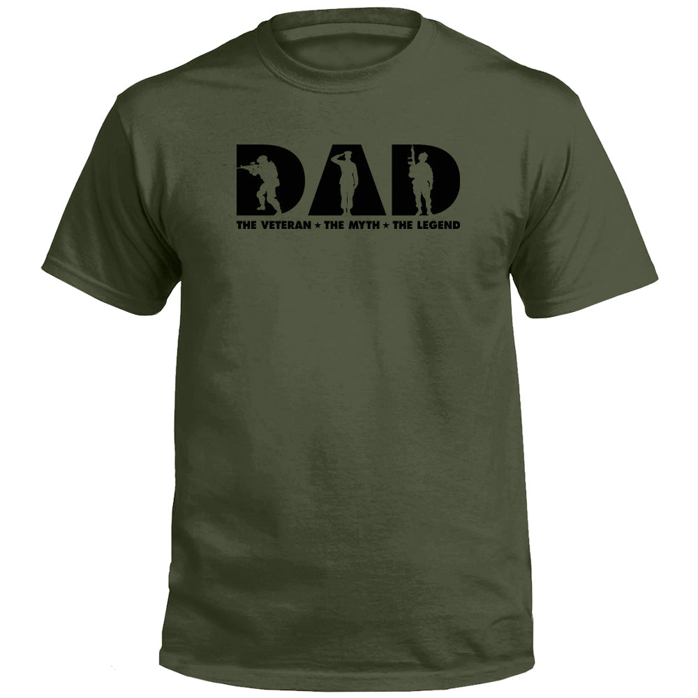 Dad The Veteran The Myth The Legend (Front)