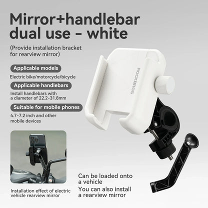 Bike Phone Holder Half Wrap Anti-Overload for 4.7-7.2''