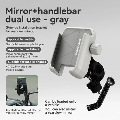 Bike Phone Holder Half Wrap Anti-Overload for 4.7-7.2''