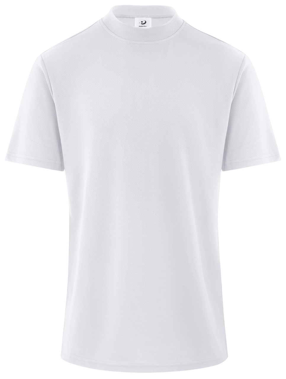 Men's White Mock Neck CoolMax Polo Shirt by ReadyGOLF