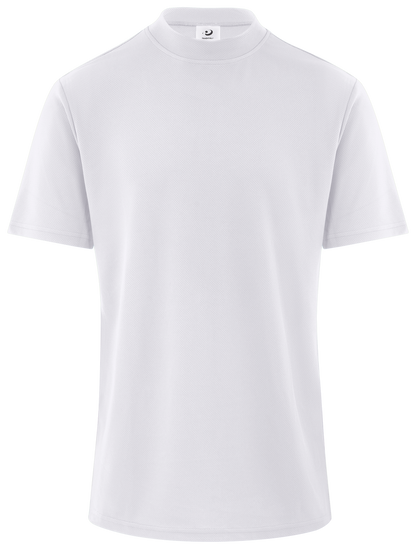 Men's White Mock Neck CoolMax Polo Shirt by ReadyGOLF