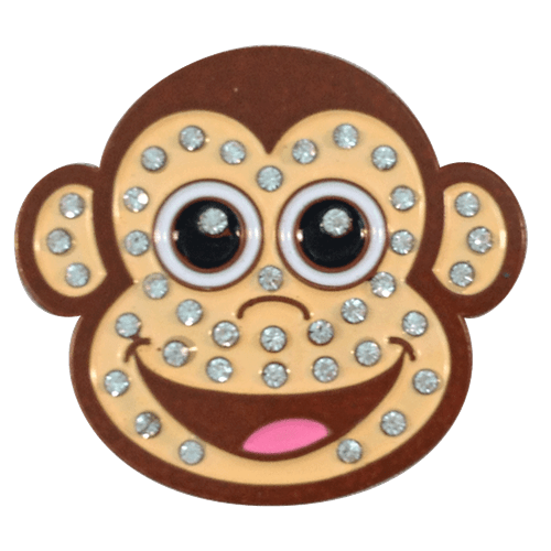 Monkey Crystal Ball Marker & Hat Clip by ReadyGOLF