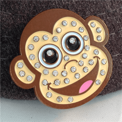 Monkey Crystal Ball Marker & Hat Clip by ReadyGOLF