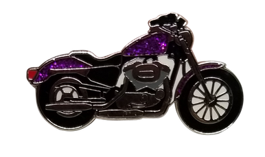 Motorcycle Ball Marker & Hat Clip with Glitter by ReadyGOLF
