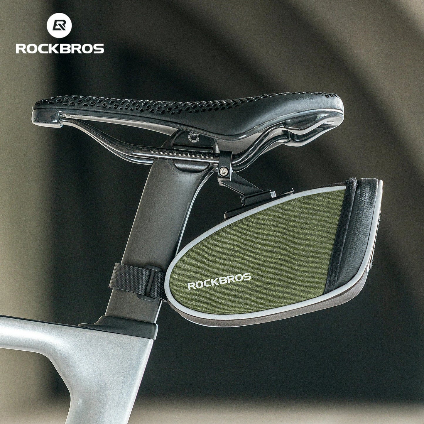 Multifunctional Cycling Tail Bag With Light