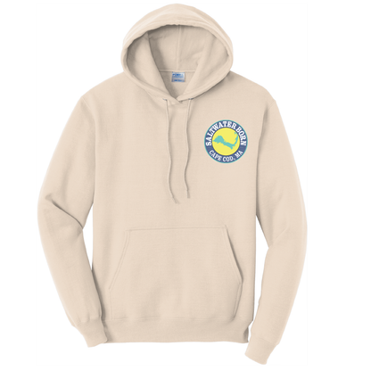 Cape Cod, MA Jaws Men's Cotton Hoodie
