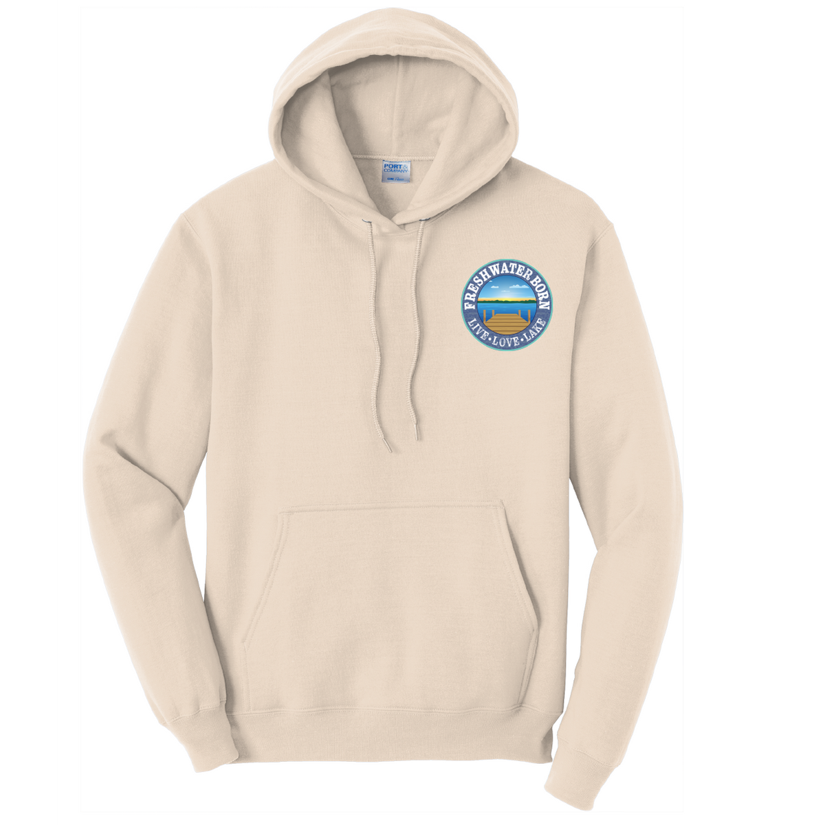 Freshwater Born- Heartland Heritage Men's Cotton Hoodie