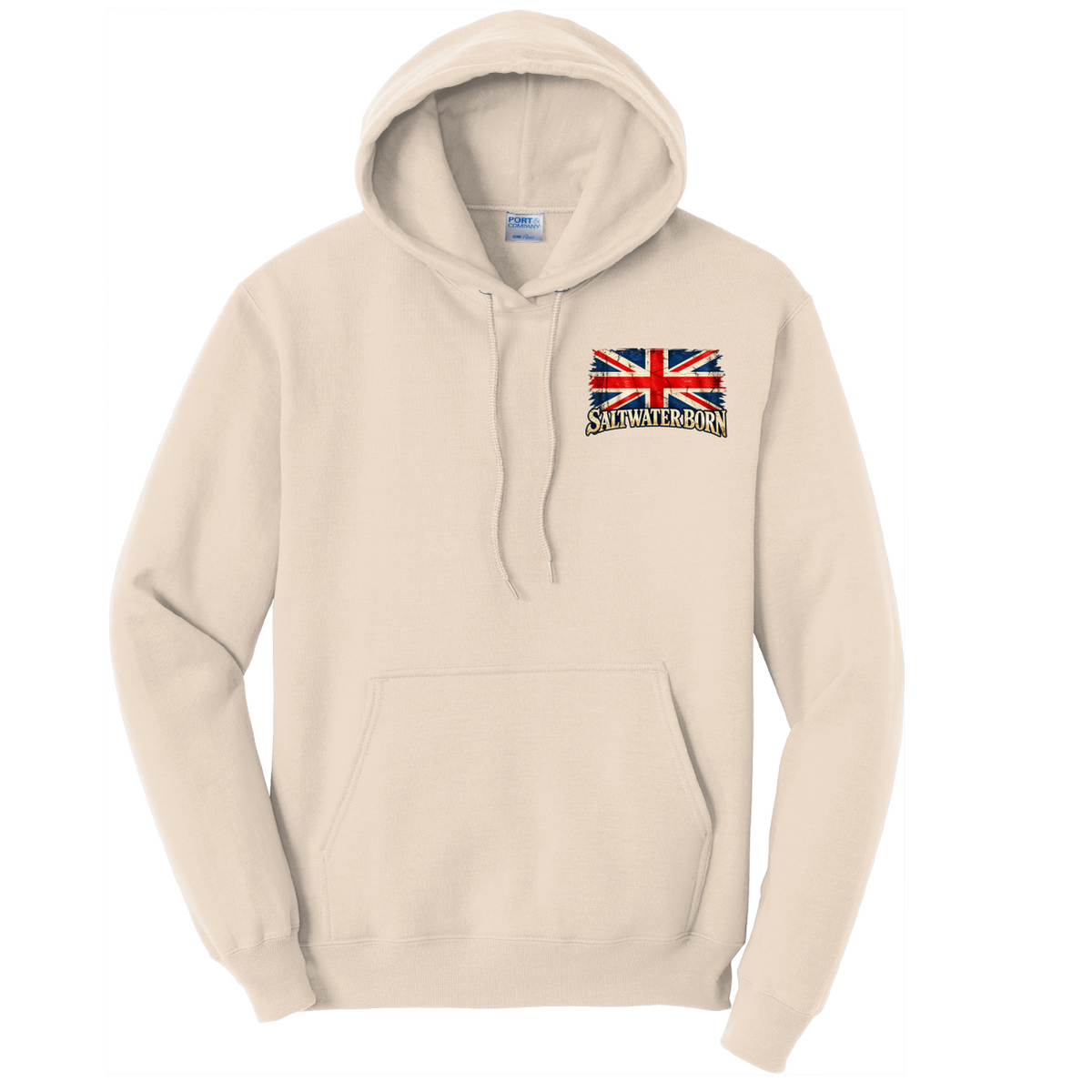 At Sea On Land Always Remembered Men's Cotton Hoodie