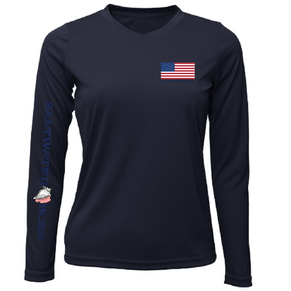 250th Anniversary Action Tarpon Women's Long Sleeve UPF 50+ Dry-Fit Shirt