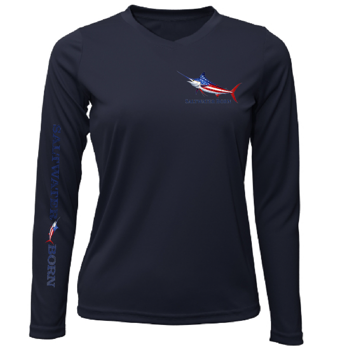 250th Anniversary Action Marlin Women's Long Sleeve UPF 50+ Dry-Fit Shirt