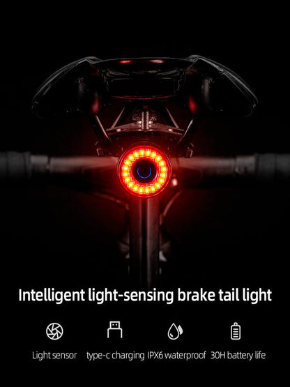 ROCKBROS 1000 Lumen Front Bike Light + Smart Brake & Tail Light Q5 Set