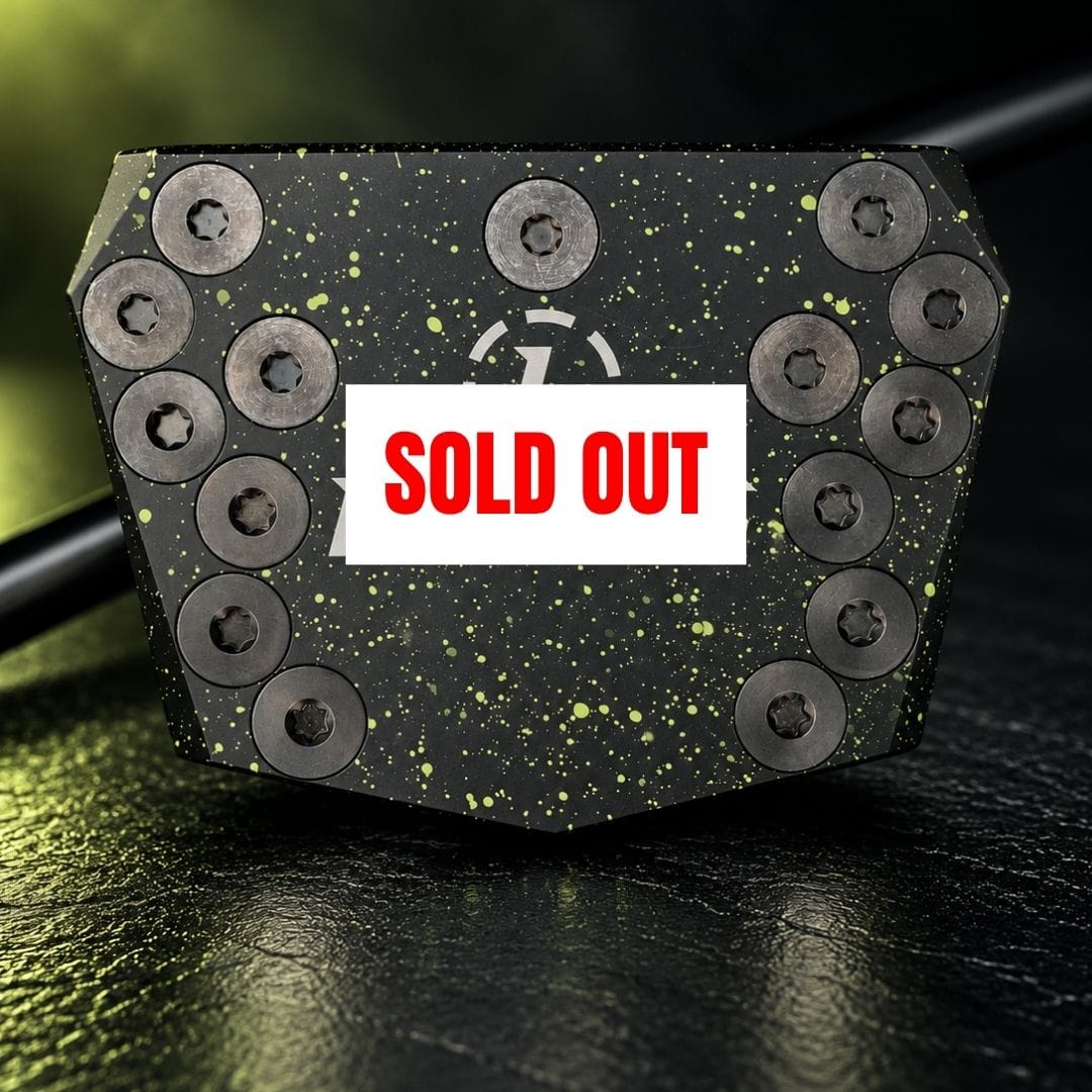 Lazrus Golf Zero Torque Mallet Putter Splatter