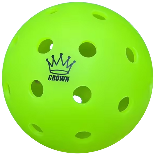 CROWN PICKLEBALL - High-Performance OUTDOOR Pickleballs (3-PACK PRIME TIME 40)
