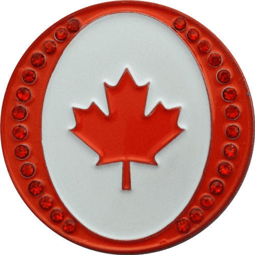 Oh Canada Crystal Ball Marker & Hat Clip | ReadyGOLF