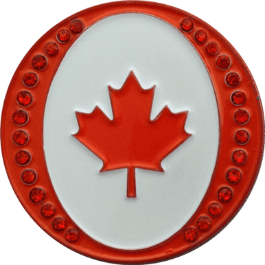 Oh Canada Crystal Ball Marker & Hat Clip | ReadyGOLF