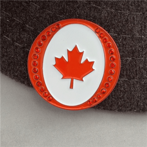 Oh Canada Crystal Ball Marker & Hat Clip | ReadyGOLF