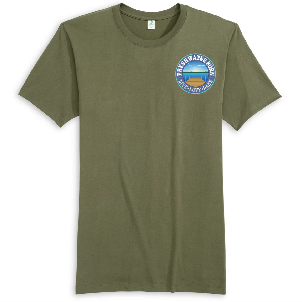 Freshwater Born- Heartland Heritage Men's Cotton Tee