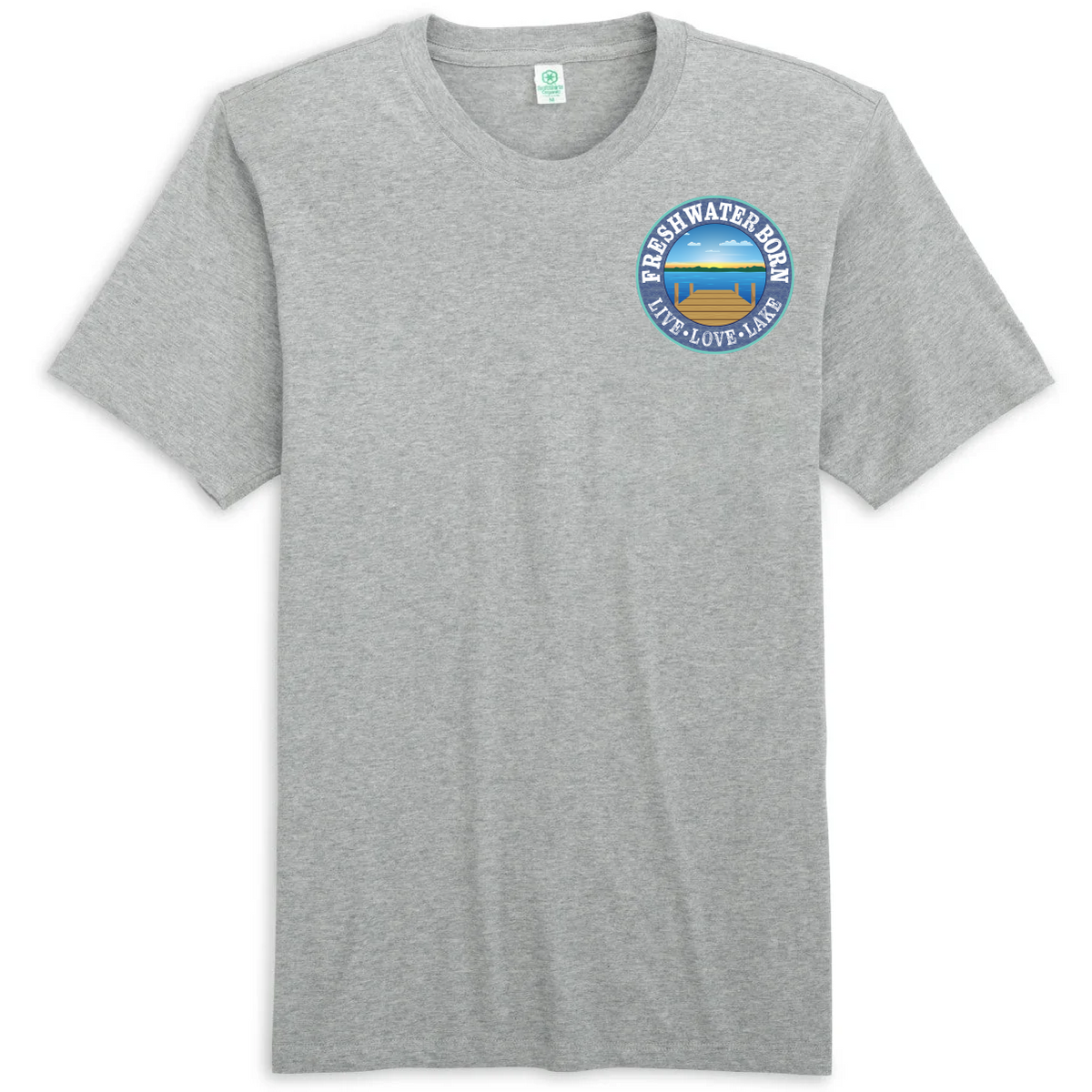 Freshwater Born- Heartland Heritage Men's Cotton Tee
